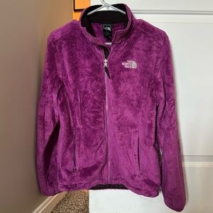North face zip up jacket